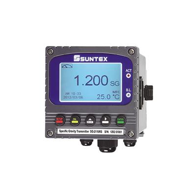 SUNTEX比重計SG-2110RS波美鹽度濃度微電腦比重變送器